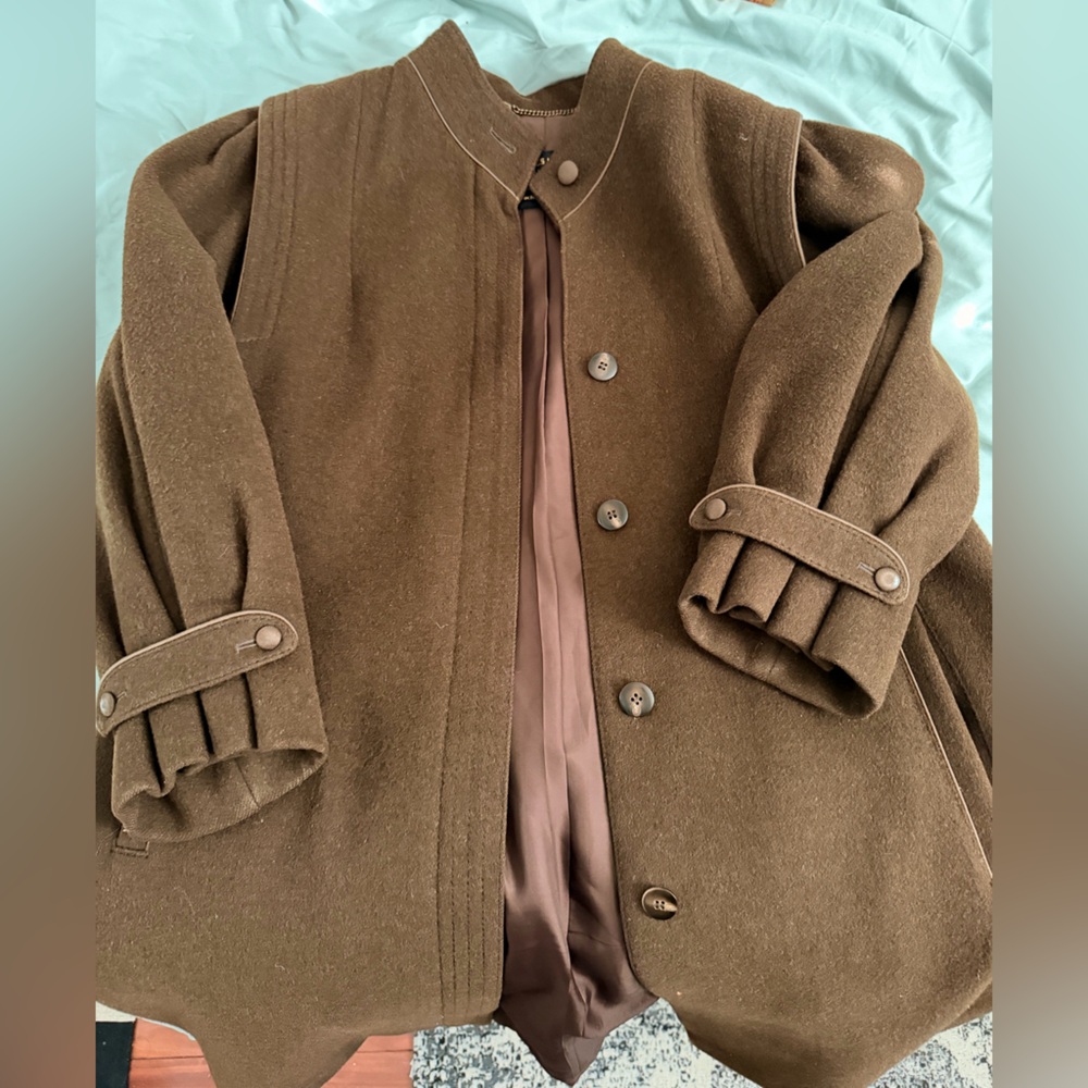 Vintage West Germany Loden Wool Coat | 92% Schurwolle Tirol Alpine Jacket